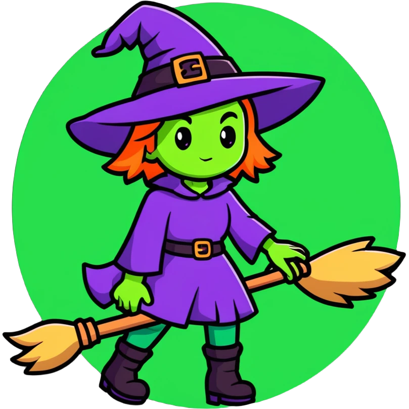 wicked witch emoji