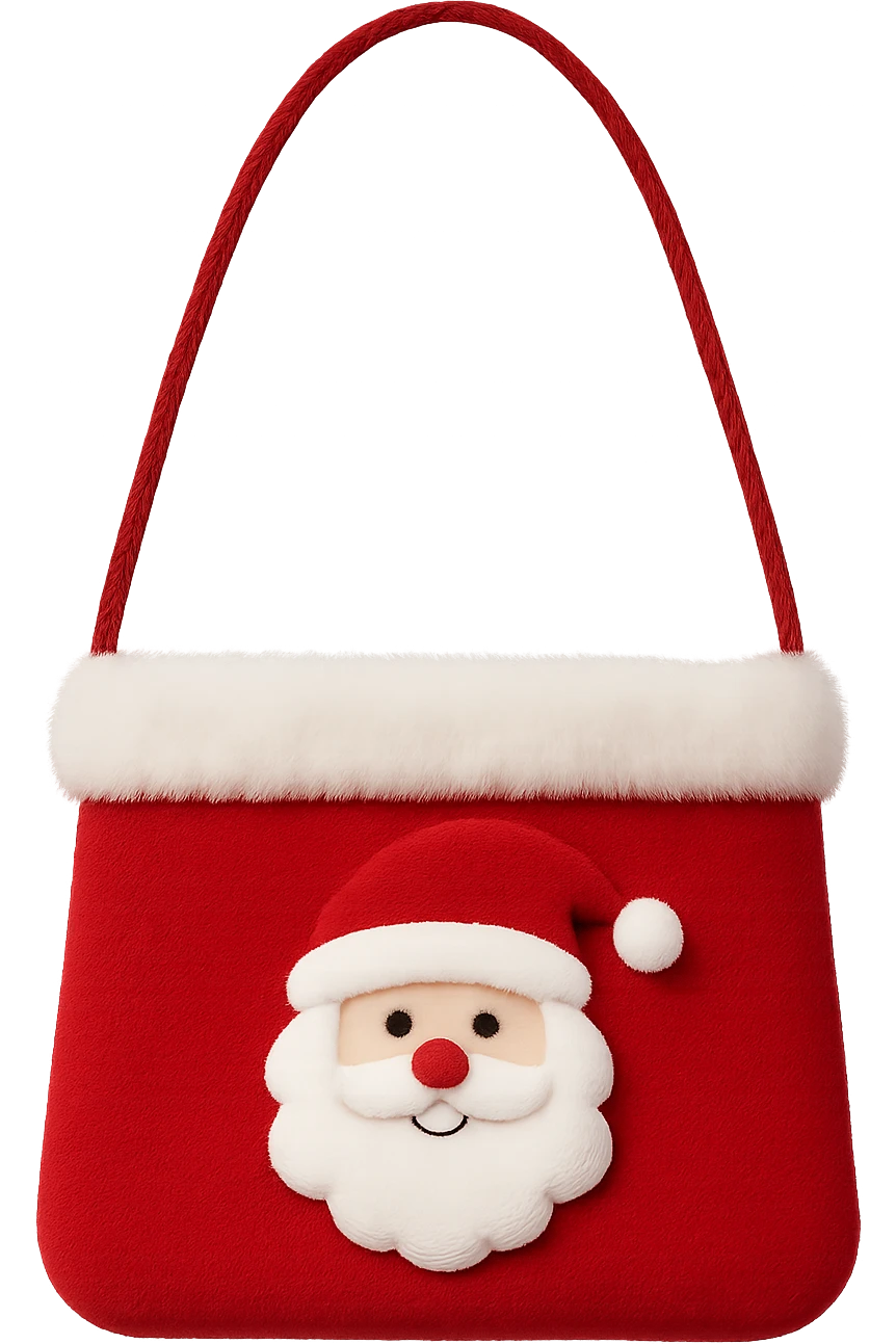 christmas purse,remove background emoji