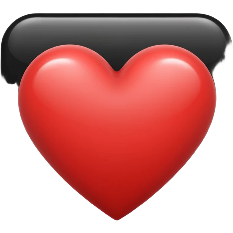 💘 change heart colour to black emoji