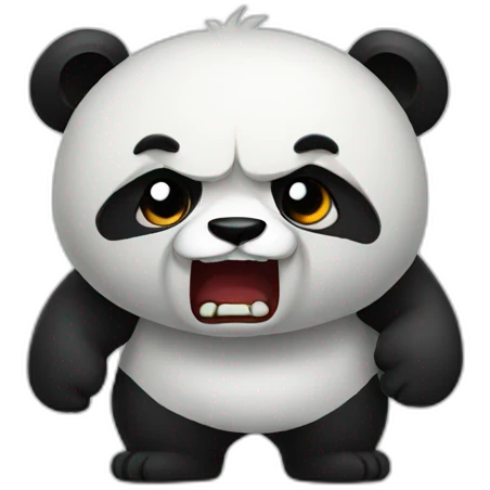 angry panda emoji
