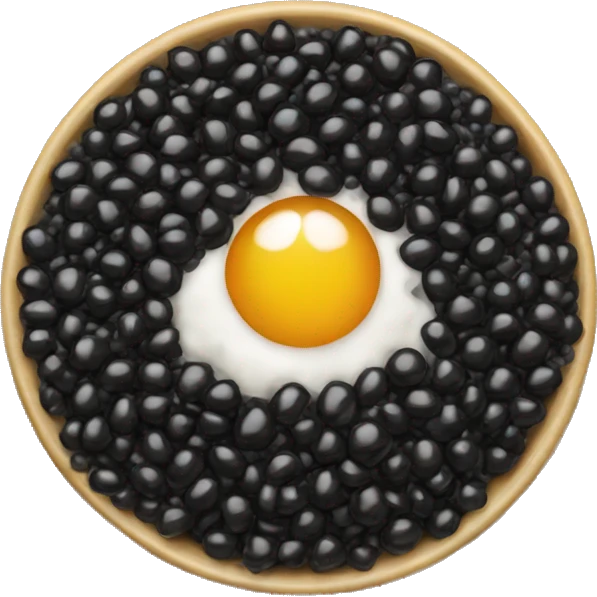 Caviar rice emoji