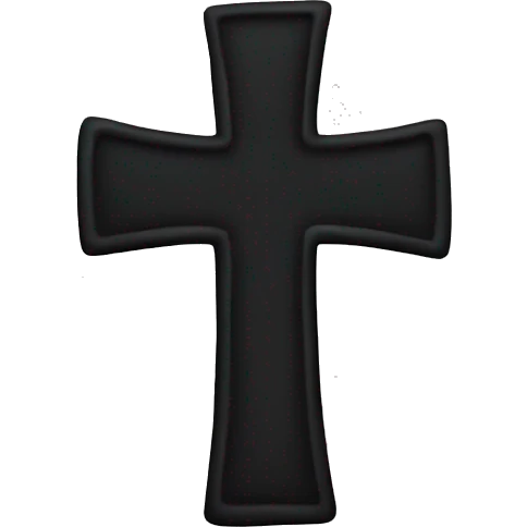 black Cross emoji