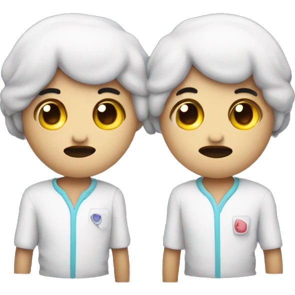 TWO CUTE KIDNEY emoji