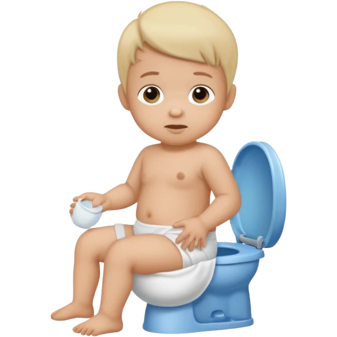 Toddler Strains İn The Potty emoji