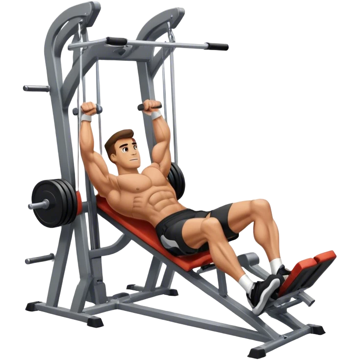 guy how to use a leg press machine emoji