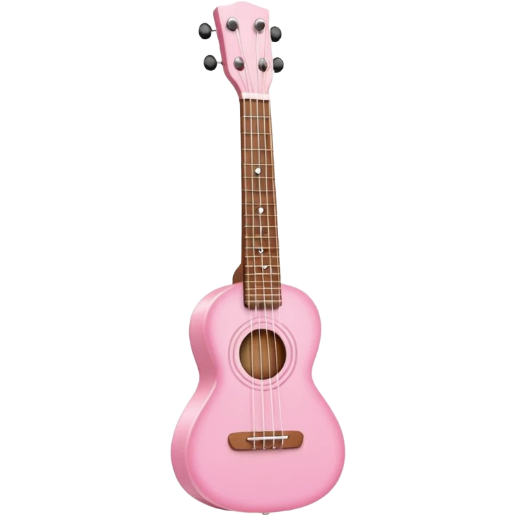 Pink Pastel Ukulele  emoji