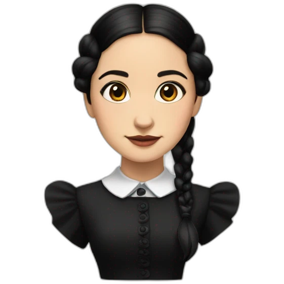 Jena Ortega As Wednesday Adams emoji