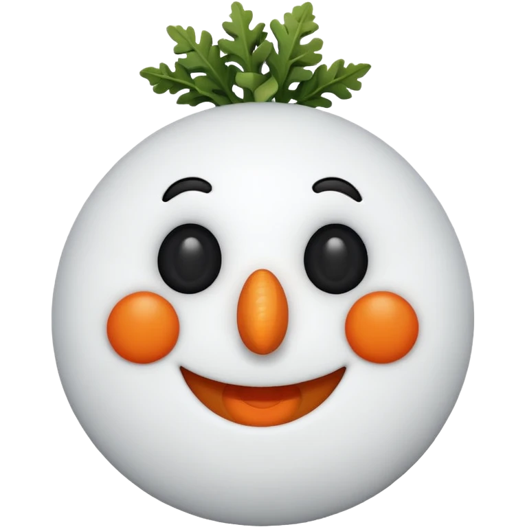snowman head emoji