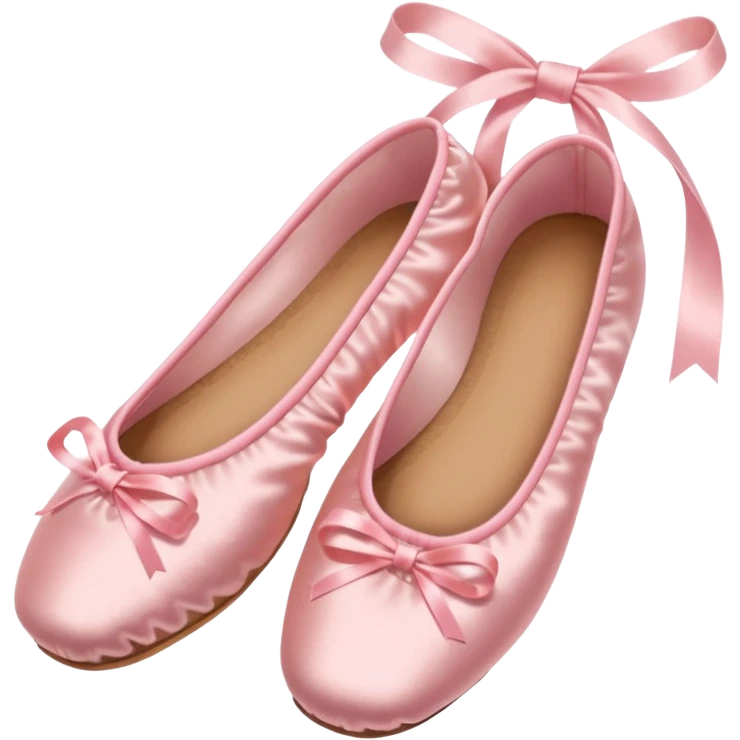 Pink ballet shoes emoji