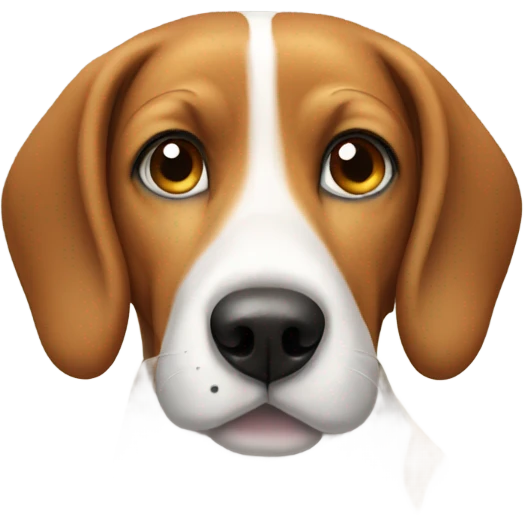 Beagle with spots emoji