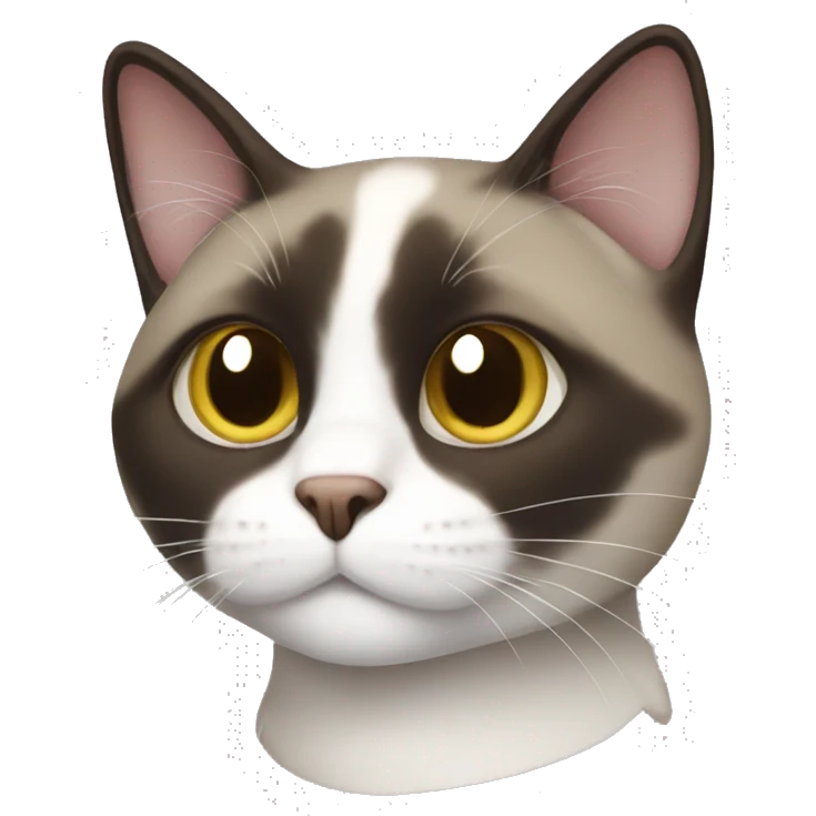 Snowshoe cat emoji