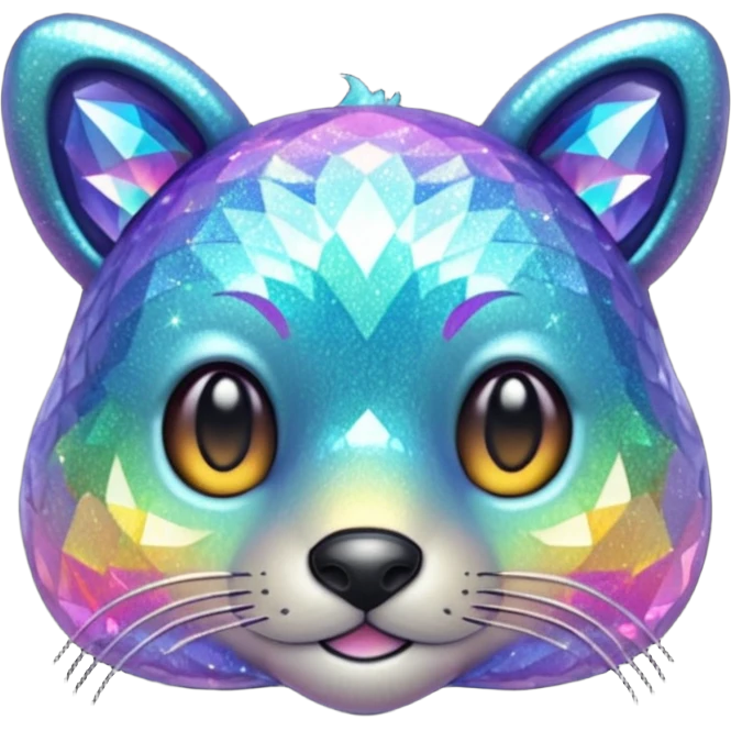 Glitter animal emoji