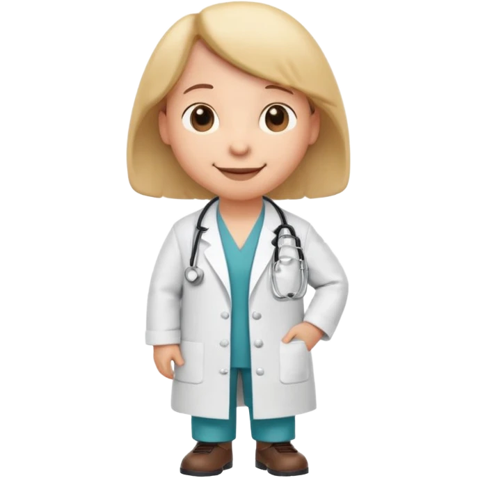 Snoopy dog in a doctor  uniform emoji