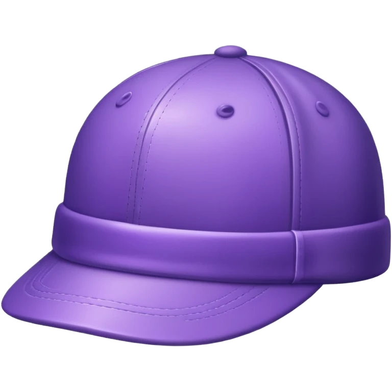 just purple cap emoji