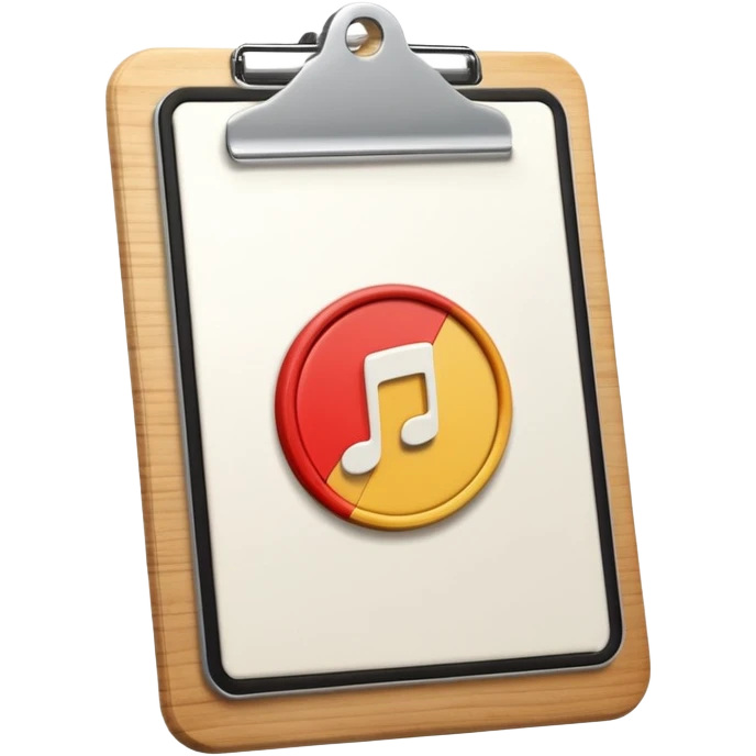 clipboard with a play button emoji