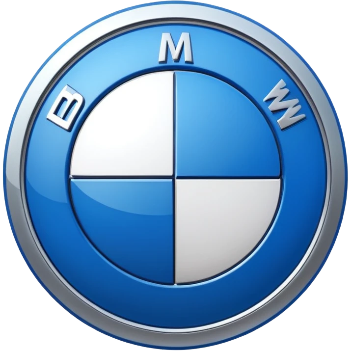 Create BMW logo Emoji emoji