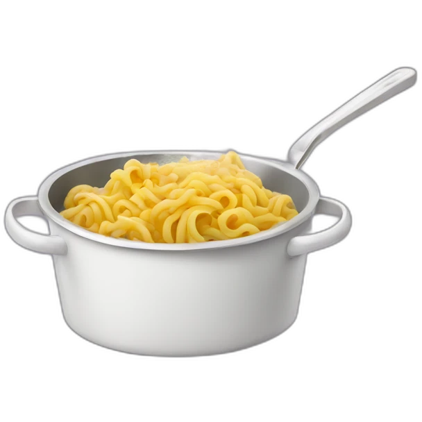 Pastas in boiling water emoji