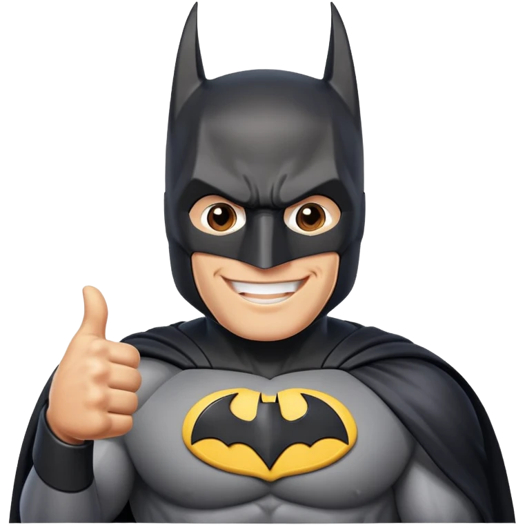 Batman thimbs up emoji