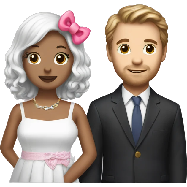Hello kitty and Daniel  emoji