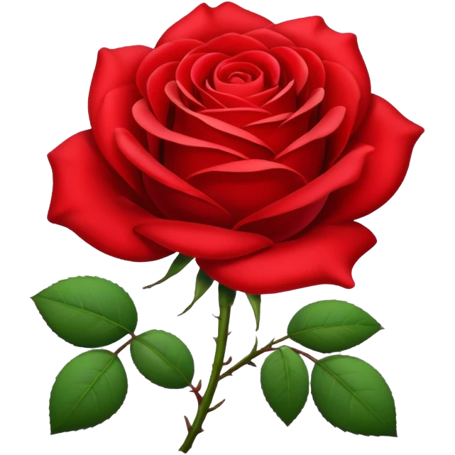 red rose emoji