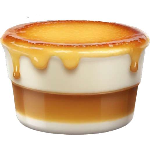 Crème brûlée  emoji
