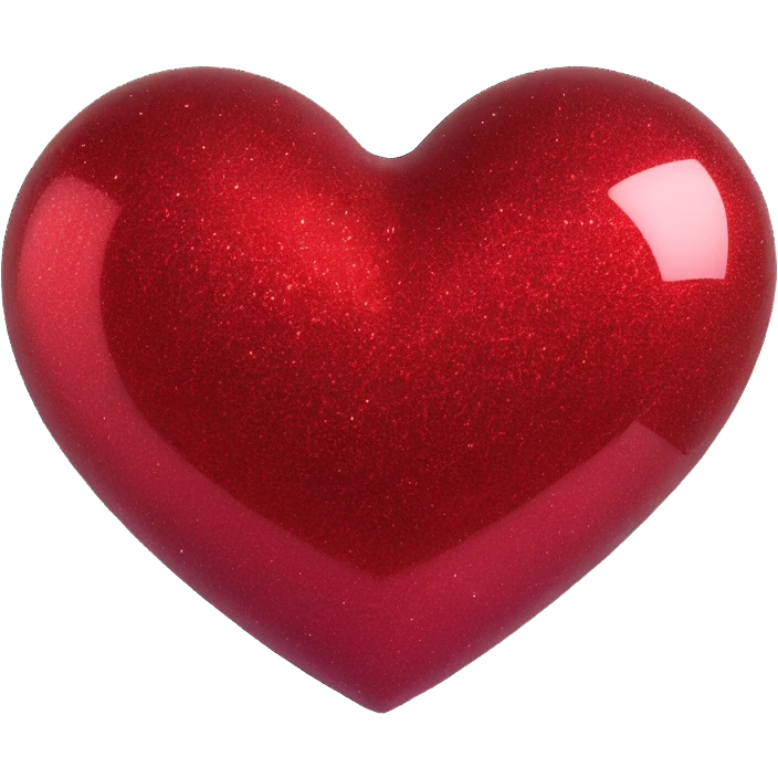 Dark red sparkly heart emoji