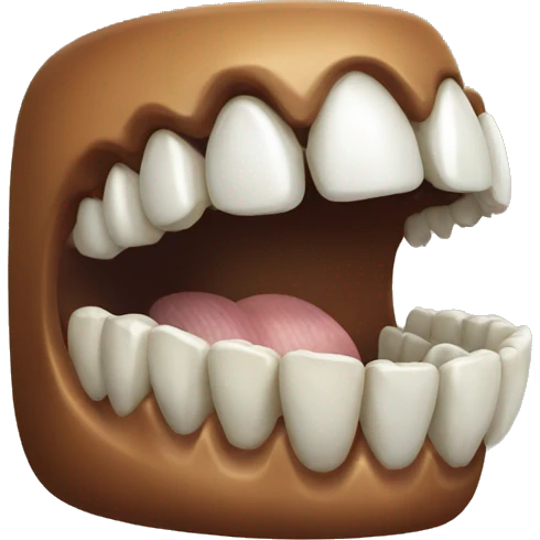 horse teeth emoji