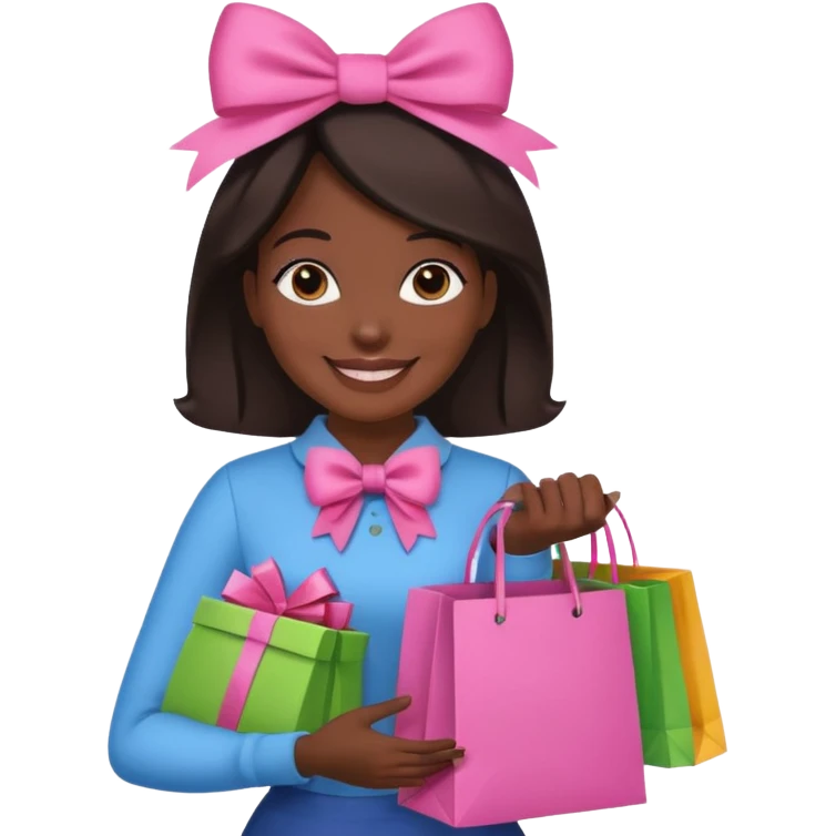 👩🏽💗🎀🛍️🎁 emoji