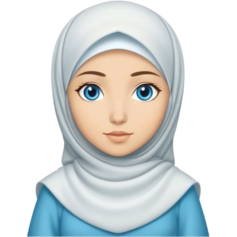 Turkish beautiful finish Konya girl blue eyes with hijab mevlana rumi dress emoji