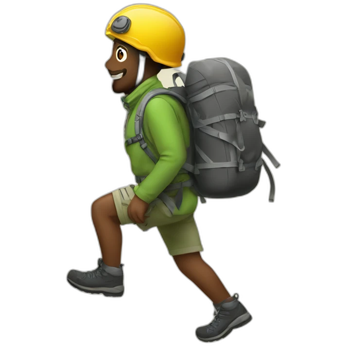 I climb to kilimanjaro emoji