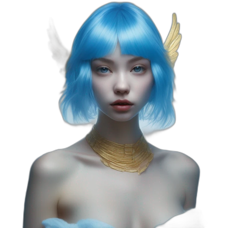 -blue smurf,-david-bellemere,-bare-tits,-wings,-choker,-bathed-in-shadows,-fov-90-degrees,-short-lighting,-l-usm,-cold-colors,-gilded-technique,-extremely-hyper-aesthetic,-absurdres emoji