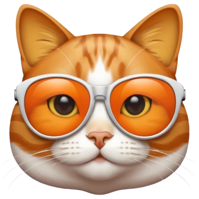 Cat wearing sunglasses emoji