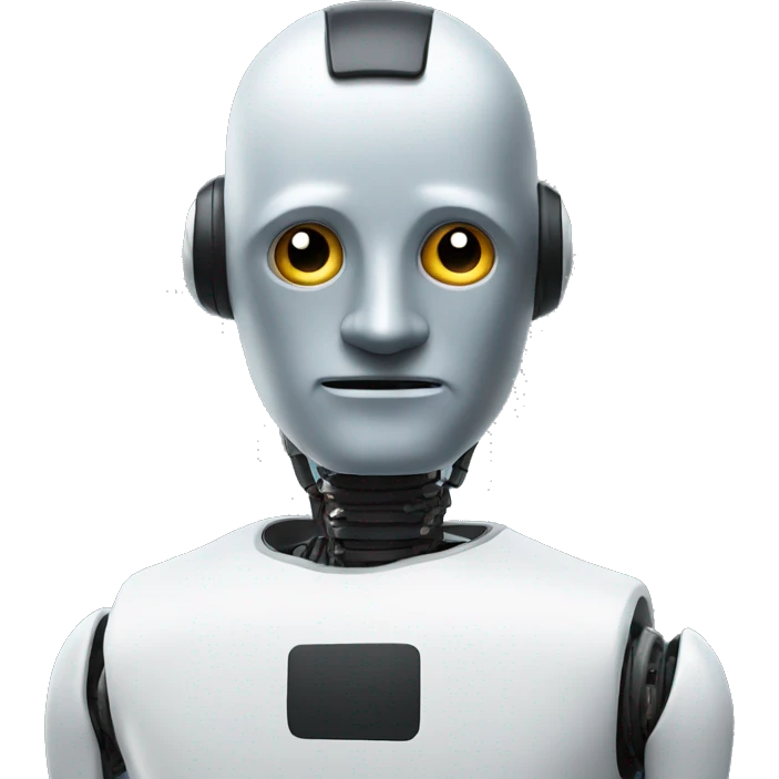 Robot and man emoji