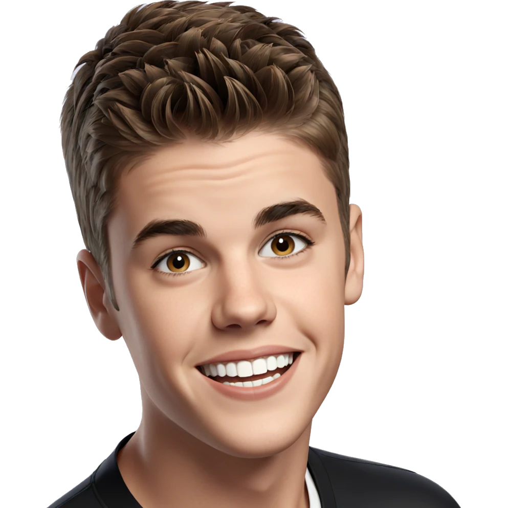 boy with brown hair smiling emoji