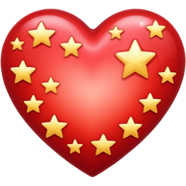Heart with stars emoji