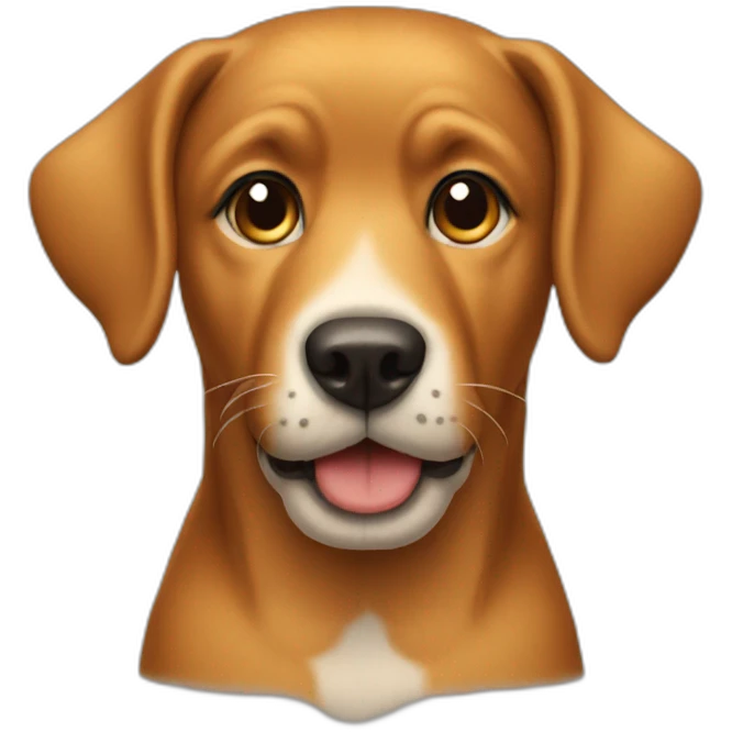 Letter D as dog emoji