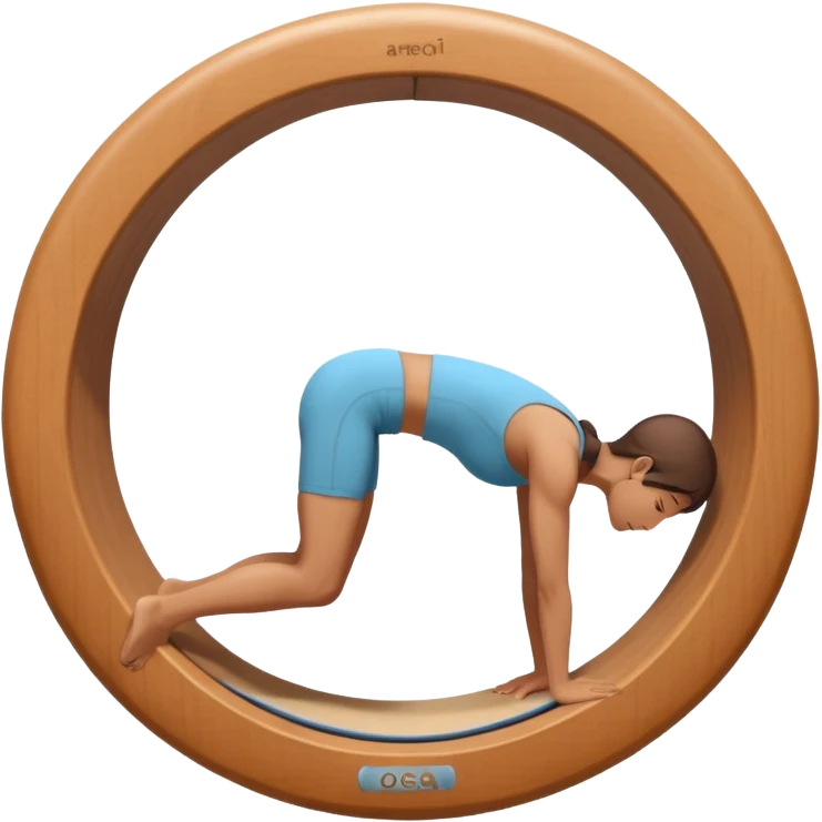 yoga wheel emoji
