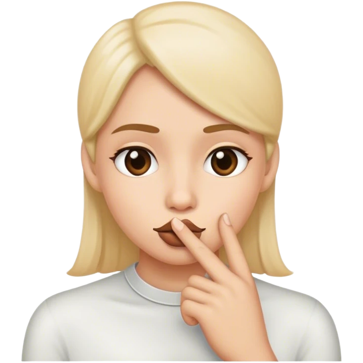 shhhh emoji