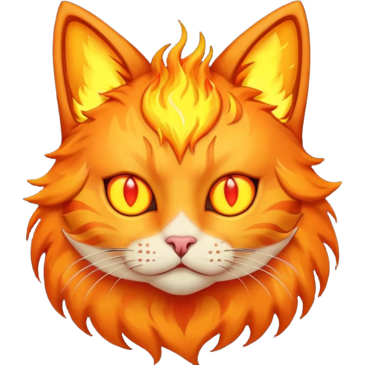 un gato elemental emoji