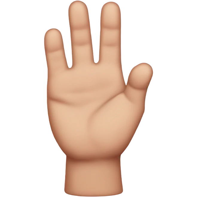 Pinky finger emoji