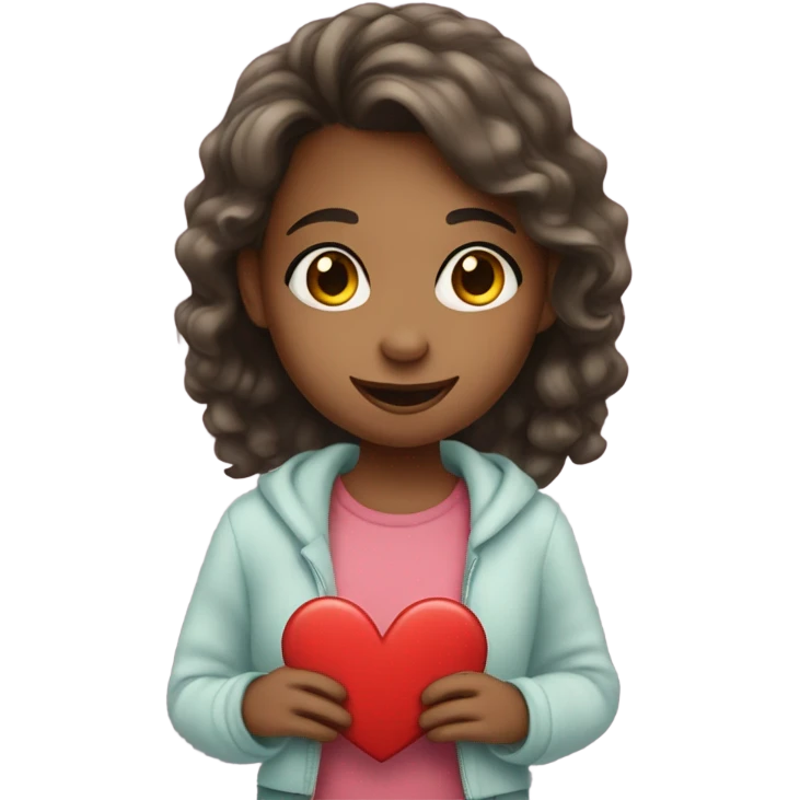 A girl who wants to be asked to be his valentines  emoji