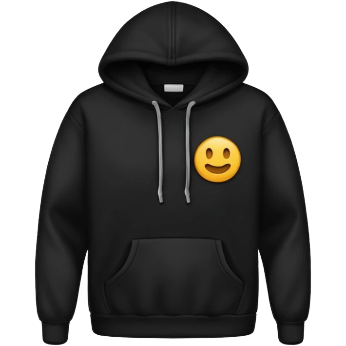 Just a Hoodie without person emoji