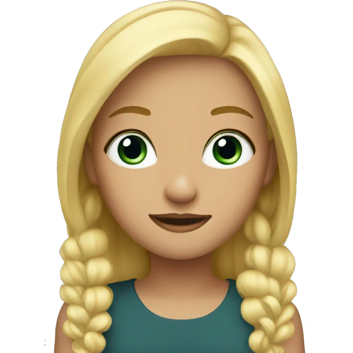 Blonde girl emoji
