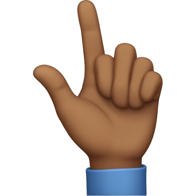 Three-finger salute emoji