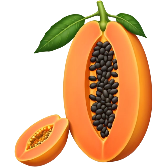 Papaya emoji
