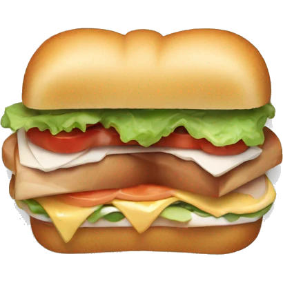 sandwich with souce emoji