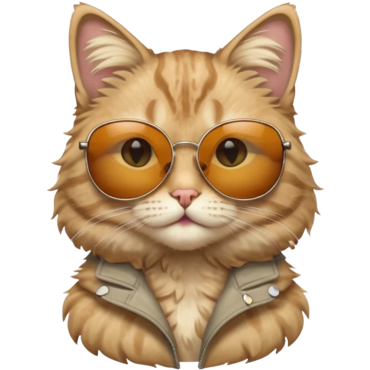 Cat wearing sunglasses emoji