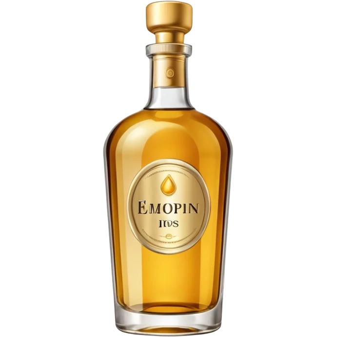 an elegant alcohol bottle emoji