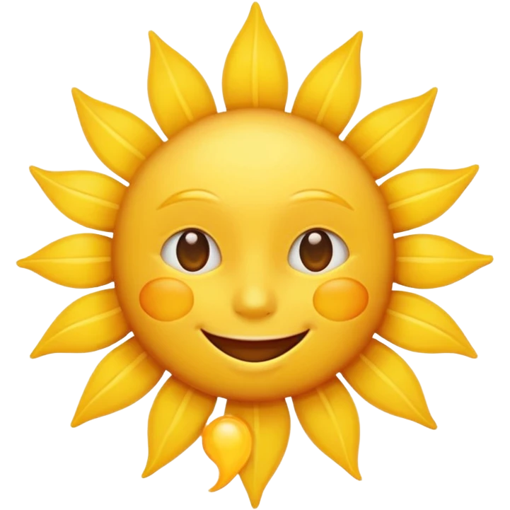 Emoji sun emoji
