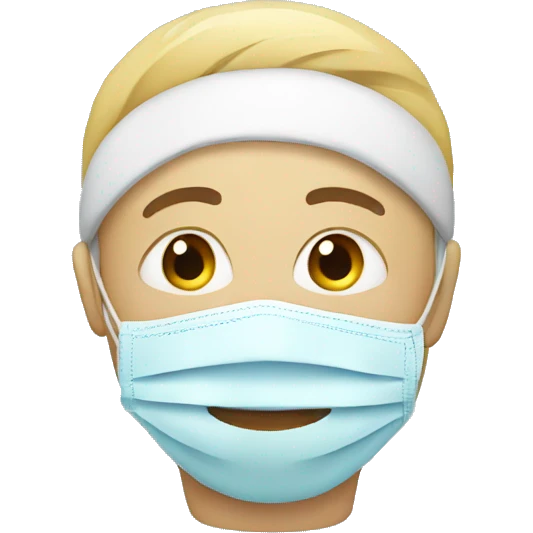 face with facial mask emoji